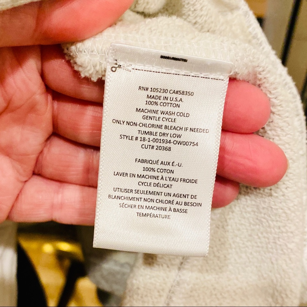 Current/Elliott Sweatshirt Button Front Cardigan - image 5